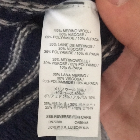 J Crew Factory Merino Wool Blend Sweater (Slim, Large) - Picture 5 of 6
